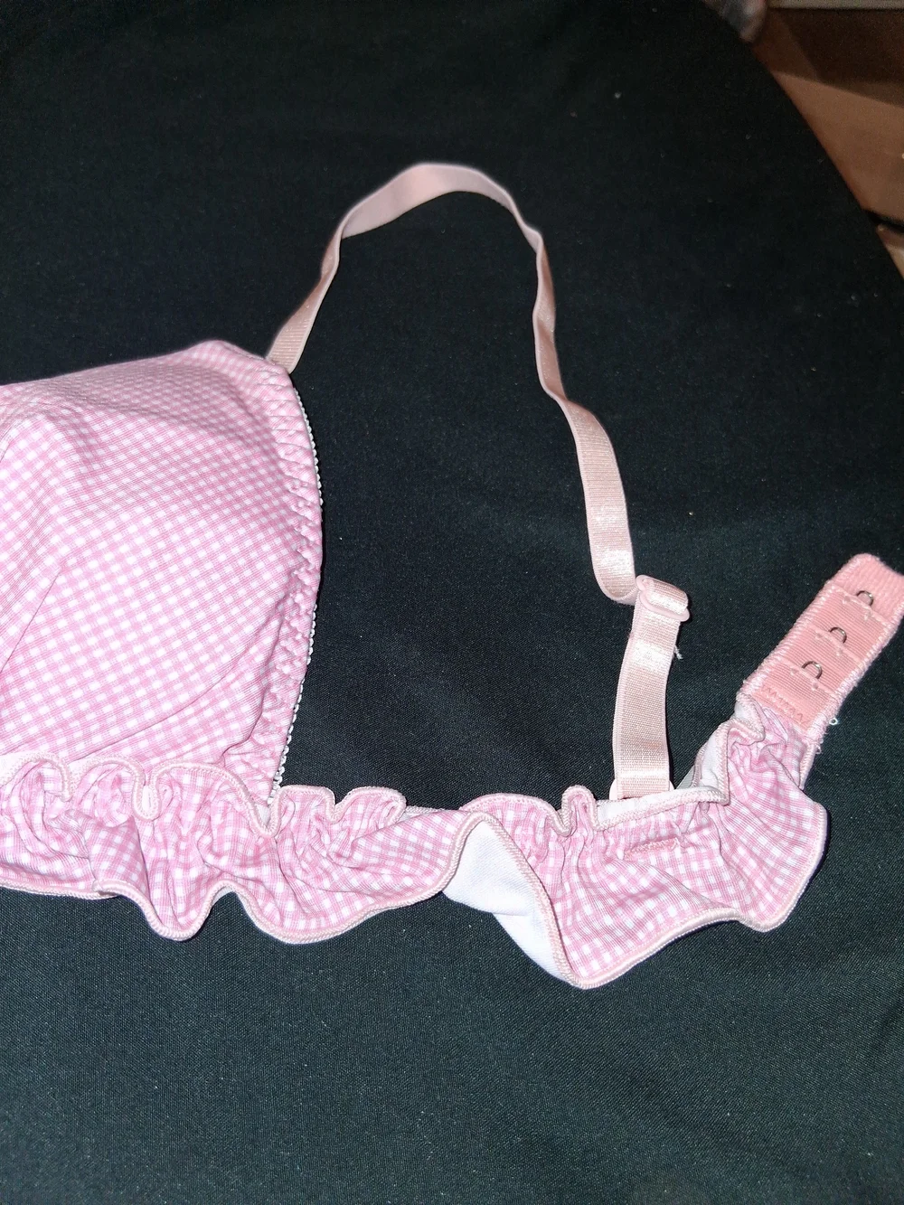 Pink Ruffled Two-Piece Lingerie Set